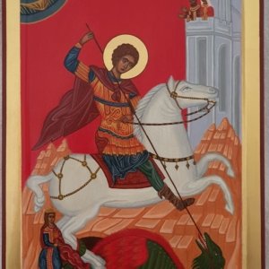 Sveti Georgije Ubija Aždaju